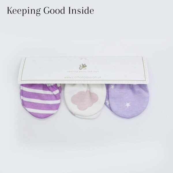 JEB TIFL Baby Booties - Pack of 3 - Soft & Adjustable, 100% Cotton Machine Washable, Essentials for Newborns - Image 7