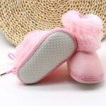 SHOBDW Girls Shoes, Baby Boys Cute Snow Soft Crib Knitting Toddler Thick Winter Warm Boots - Image 3