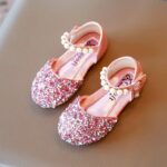 Bling Bowknot Kids Baby Sandals Single Shoes Princess Pearl Girls Crystal Infant Baby Shoes Boys Athletic Shoes - Image 5