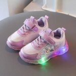 Girls Trainers Size 2 New Toddler Led Walking Girls Kids Children Baby Baby Casual Shoes Winter Shoes for Kids - Image 2