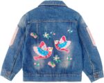 Peacolate 2-11Years Spring And Autumn Girls Denim Jacket Kid'S Jacket Top