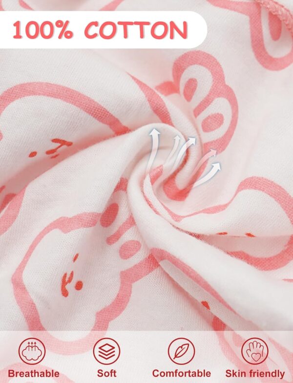 Happy Cherry - Baby Girls Boys Knickers Infant Ruffle Bloomer Shorts Panties Newborn Biefs Cotton Training Pants Toddler Underwear Little Kids Cute Pattern Breathable Soft Diaper Cover for 0-6 Years - Image 4