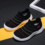 Girls Shoes Boys Shoes Baby Kids Unisex Shoes Kids Knitted Breathable Mesh Running Shoes Sneakers Soft Walking Shoes - Image 4