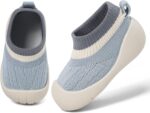 MK MATT KEELY Baby Boy Girl Shoes Toddlers Barefoot Trainers Baby Walking Sock Shoes with Anti Slip Rubber Sole