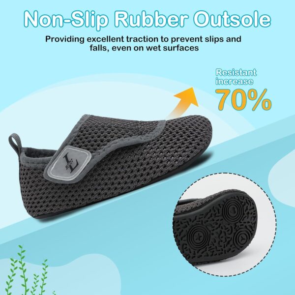 JOINFREE Toddler Girls Boys Water Shoes Quick-Dry Non-Slip Aqua Shoes Breathable Infant Water Socks for Swim Pool Beach - Image 6
