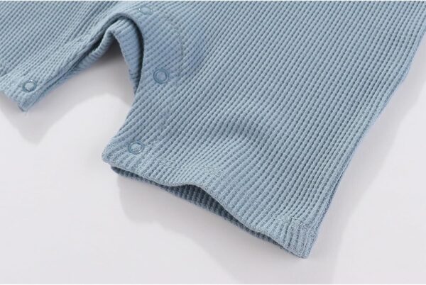 JELYLOVE Unisex Short Sleeve Baby Romper 2 Pack Cotton Solid infant Boy Girl Jumpsuits Soft New Born Clothes - Image 5