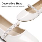 DREAM PAIRS Girls Flower Girl Dress Shoes Sparkling and Comfortable Flat Shoes for Girls to Slip On Wedding Party - Image 2