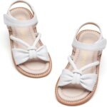 Kiderence Toddler Girls Sandals Little Girls Kids Summer Shoes Toddler Sandals