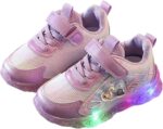 Girls Trainers Size 2 New Toddler Led Walking Girls Kids Children Baby Baby Casual Shoes Winter Shoes for Kids - Image 3