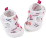 LACOFIA Baby Boys Girls First Walking Shoes Infant Toddler Anti-Slip Breathable Mesh Trainers