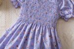 JiAmy Girls Dress Princess Puff Short Sleeve Summer Floral Baby Kids Dresses Lightweight Lovely Casual for 2-7 Years - Image 3