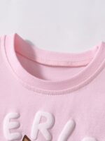 Toddler Girls Summer Short Outfits Clothes Set Kids Cute Unicorn Bunny Rainbow Animal Print Short Sleeve Cotton T-Shirt Tops and Shorts 2 Piece Crewneck Clothing Set Age 1-7 Years Old - Image 4