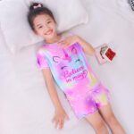 MHJY Girls Pyjamas Ruffled Short Sleeve PJs Sets Unicorn Pajamas 2 Pcs Shirt and Shorts Casual Girls' Nightwear Sleepwear Clothes - Image 6