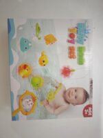 Bath Toys for 3+ Year Olds | Light Up Water & Magnetic Fishing Set with Wind-Up Floating Duck & Boat | Toddler Bath Time Sensory Play, Educational Bathroom Gift for Boys Girls (6 Interactive Pieces） - Image 7