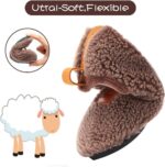 Dream Bridge Kids Sherpa Fleece Slippers with Anti-Slip Sole for Boys Girls - Image 4