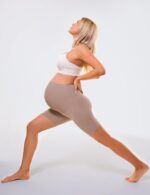 BAYDI Clouduxi Maternity Shorts Over The Belly 6“- High Waist Pregnancy Biker Shorts Maternity Pants for Yoga Workout Active - Image 5