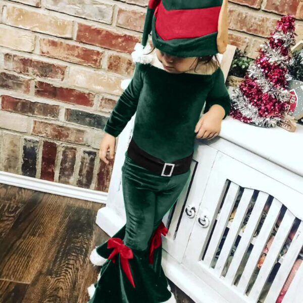 CHENSIYU Kids Boys Girls Toddler Baby Girl Christmas Pants Boys Dinosaur Trousers Baby Drawstring Bloomer Trousers Kids Dinosaur Bottoms Halloween Costume for Baby Girl Baby boy Outfits 12-18 Months - Image 2