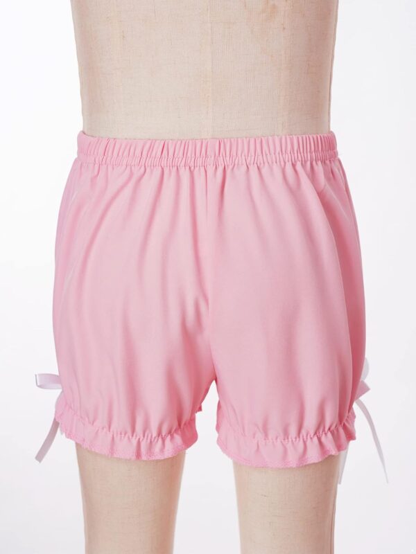 CHICTRY Kids Girls Dance Shorts Ruffle Bowknot Safety Shorts Pumpkin Bloomer Pettipant Undershort Knicker Panties Bottoms - Image 5