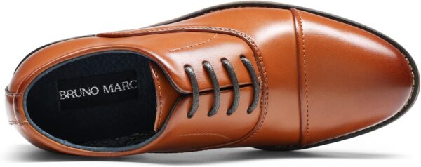 Bruno Marc Boy's Classic & Comfort Oxfords, Kids Cool Lace-Up Dress Shoes, School Shoes (Toddler/Little Kid/Big Kid) - Image 4