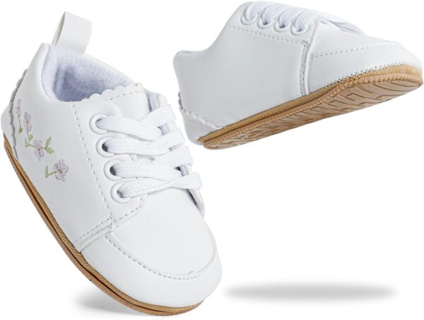 Cheerful Mario Baby Girls Mary Jane Shoes First Walking Shoes Soft PU Leather Cute Bowknot Anti Slip Soft Sole - Image 3