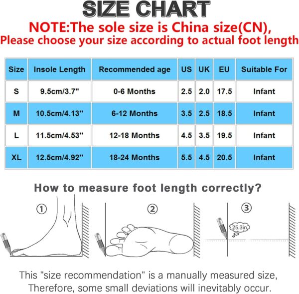 Newborn Baby Shoes 0 3 Months Go Baby Shoe Boots Baby Floor Thickened in Autumn and Winter Children Dispensing Baby Socks Shoes Newborn Shoes Girl 0 3 Monthsrainbow Shoes Boots - Image 4