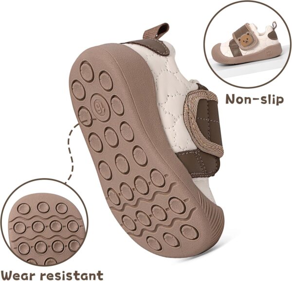 MASOCIO Baby Boy Girl First Walking Shoes Infant Toddler Trainers Rubber Anti-Slip Prewalker Shoes - Image 5