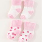 Unisex Baby Terry Socks 5-Pack for Baby Boy and Girl 0-12 Months Warm Cotton Socks - Image 5