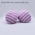JEB TIFL Baby Booties - Pack of 3 - Soft & Adjustable, 100% Cotton Machine Washable, Essentials for Newborns - Image 2