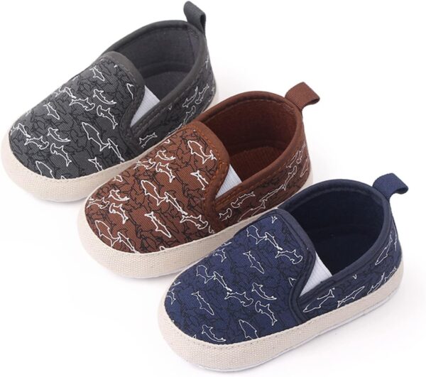 Baby Shoes 6 12 Months Boy Pre Walk Babies Boots Infant Toddler Shoes Soft Sole Slip On Animal Print Fashion Casual Shoes Toddler Shoes Girls Infant Trainers Size 6.5 Baby Booties Shoes - Image 3