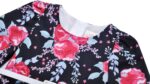 BONNY BILLY Girls Classy Vintage Floral Swing Kids Party Dress with Belt - Image 4