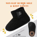 JOINFREE Baby Girls Boys House Shoes Baby Slippers with Non-Slip Rubber Sole Toddlers Cozy Home Booties - Image 4