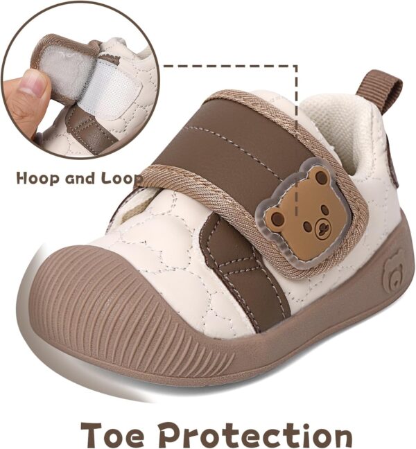 MASOCIO Baby Boy Girl First Walking Shoes Infant Toddler Trainers Rubber Anti-Slip Prewalker Shoes - Image 3