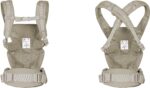 Ergobaby Omni Dream Baby Carrier for Newborns from Birth to 20.4 kg, 4 Positions with SoftTouch Cotton, Ergonomic Baby Front-Inward and Back Carry Position, Soft Olive - Image 5