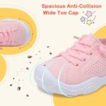 JIASUQI Toddler Shoes Boys Girls Breathable Trainers Kids Barefoot Sneakers Slip on Athletic Shoes - Image 4