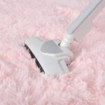 lekeplus Rugs Round Soft Shaggy on-shedding Non-slip Modern Indoor Outdoor Fluffy Rugs, For Living Room, Bedroom, Children's Room Round Carpet (Pink, 180x180cm) - Image 4