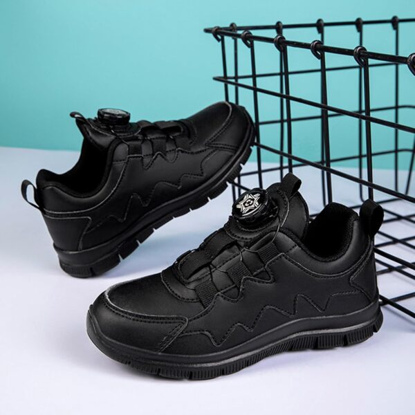 Girls Boys School Shoes - Kids Sports Athletic Shoes Toddler Little Kids Shoes Toddlers Home Shoes Road Trail Running Shoes Soft Dance Plimsolls Tennis School Trainers Shoes - Image 5