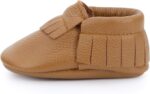 BirdRock Baby Moccasins - Premium Soft Sole Leather Boys and Girls Shoes for Infants, Babies, & Toddlers