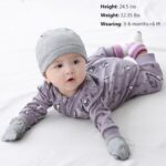Newborn Baby Boys Girls one-Piece Sleepsuit 3 Pack 2-way Zip Footed Pajamas for Play and Sleep - Image 5