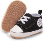 RVROVIC Baby Boys Girls Shoes Canvas Toddler Sneakers Anti-Slip Infant First Walkers 0-18 Months