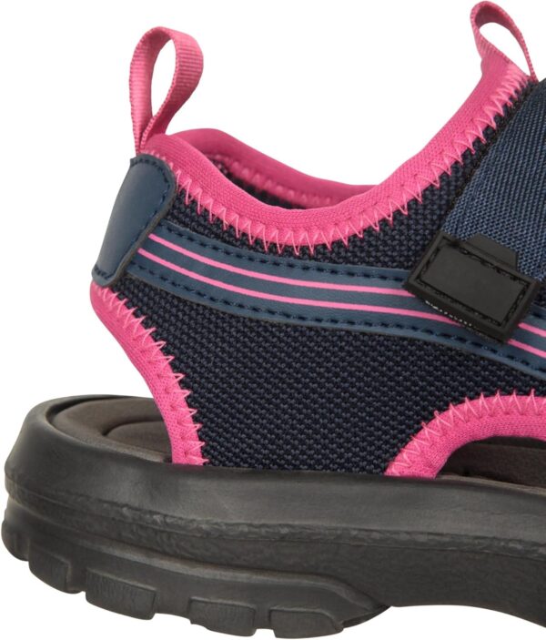 Mountain Warehouse Seacost Kids Sandals - Touch Strap Fastening Children Shoes with Neoprene Lining & EVA Footbed- Summer Beach, Walking, Hiking & Outdoors - Image 7