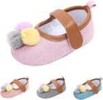 Baby Shoes 6-12 Months Boys Single Shoes Casual Shoes Soft Sole Non-Slip Children's Shoes First Walking Shoes Indoor Christening Shoes Toddler Shoes Girls Baby Shoes Loafers, Grey (grey 1), 12 - Image 6