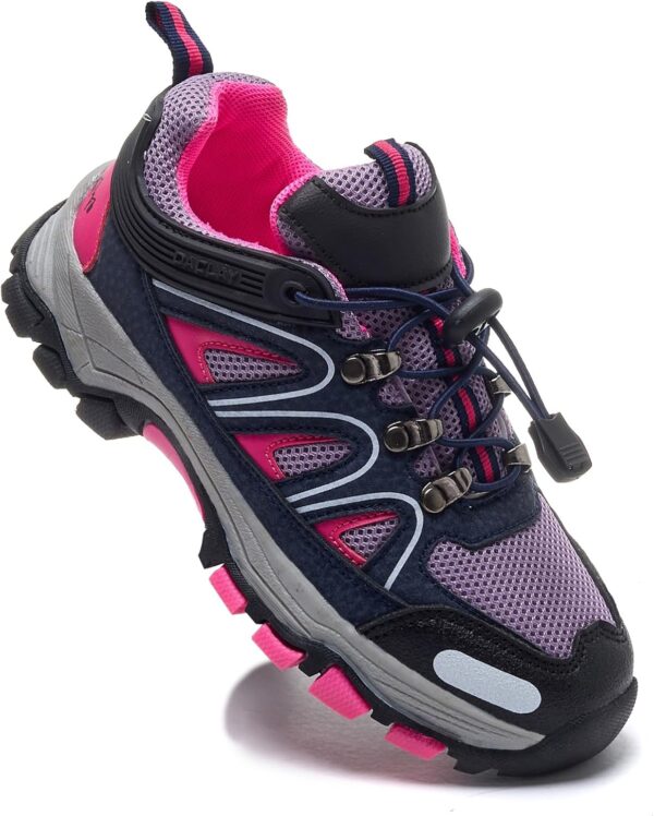 Kids Trainers Boys Girls Black Running Shoes Walking Outdoor Sports Sneakers 9 Toddler 5 Big Kid - Image 3