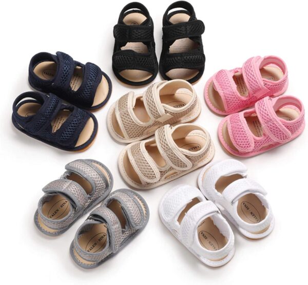 RVROVIC Baby Boys Girls Sandals Premium Soft Anti-Slip Rubber Sole Infant Summer Outdoor Shoes Toddler First Walkers - Image 7