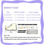 LONSOEN Baby Girls Boys Loafers Prewalker Moccasin Crib Shoes Pink Size: 0-6 Months Infant - Image 6