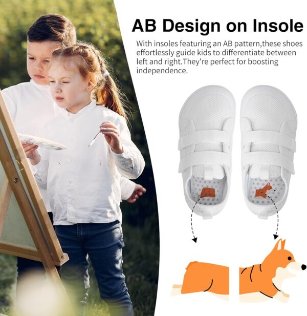 Kids Wide Barefoot Shoes Boys Girls Minimalist School Walking Shoes Trail Running Shoes Walking Sneaker - Image 6