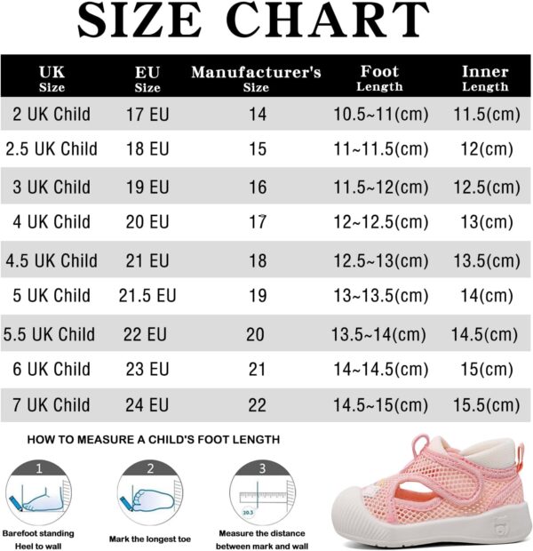 MASOCIO Baby Boys Girls Summer Shoes Infant Toddler Sandals Soft Sole Anti-Slip Shoes - Image 7