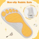 JOINFREE Toddler Wide Shoes Girls Boys Breathable Fashion Shoes Kids Barefoot Minimalist Shoes Zero Drop Slip on Tennis Sneakers - Image 6