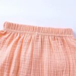 Baby Girl Solid Shorts Newborn Bloomers Kids Linen Blend Bread Pant Harem Shorts - Image 2