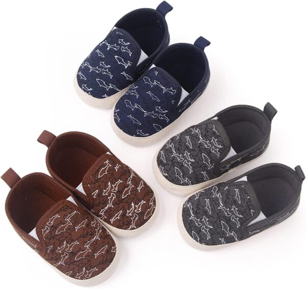 Baby Shoes 6 12 Months Boy Pre Walk Babies Boots Infant Toddler Shoes Soft Sole Slip On Animal Print Fashion Casual Shoes Toddler Shoes Girls Infant Trainers Size 6.5 Baby Booties Shoes - Image 2