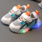 SRTUMEY Girls Shoes, Kids Luminous Trainers Shoes, LED Light Up Baby Sneakers, Spring Autumn Winter Activities Trainers,Athletic Sport Shoes - Image 2
